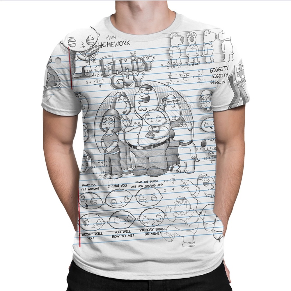 Liquid Blue Family Guy Shirt Size S